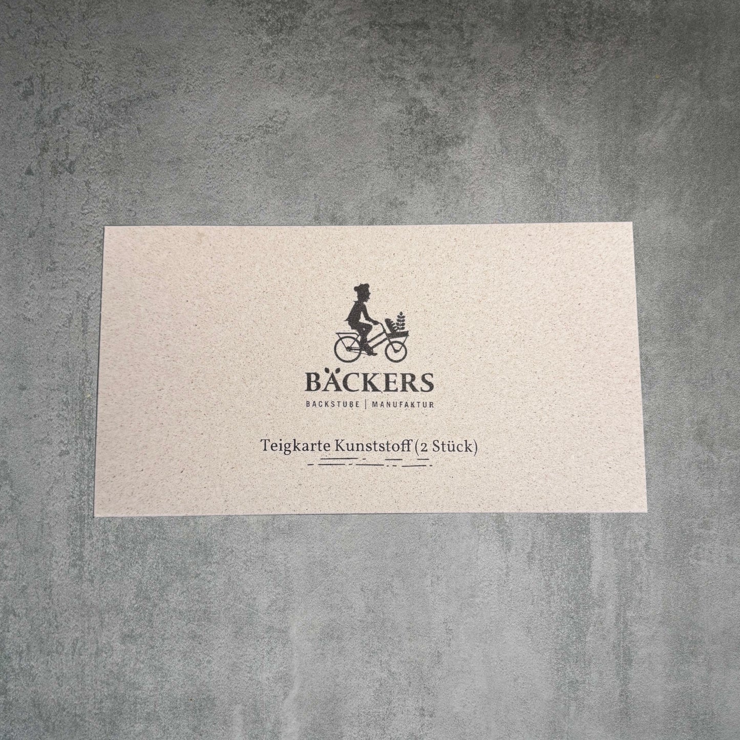 Bäckers Teigschaber Kunststoff - 2 Stück